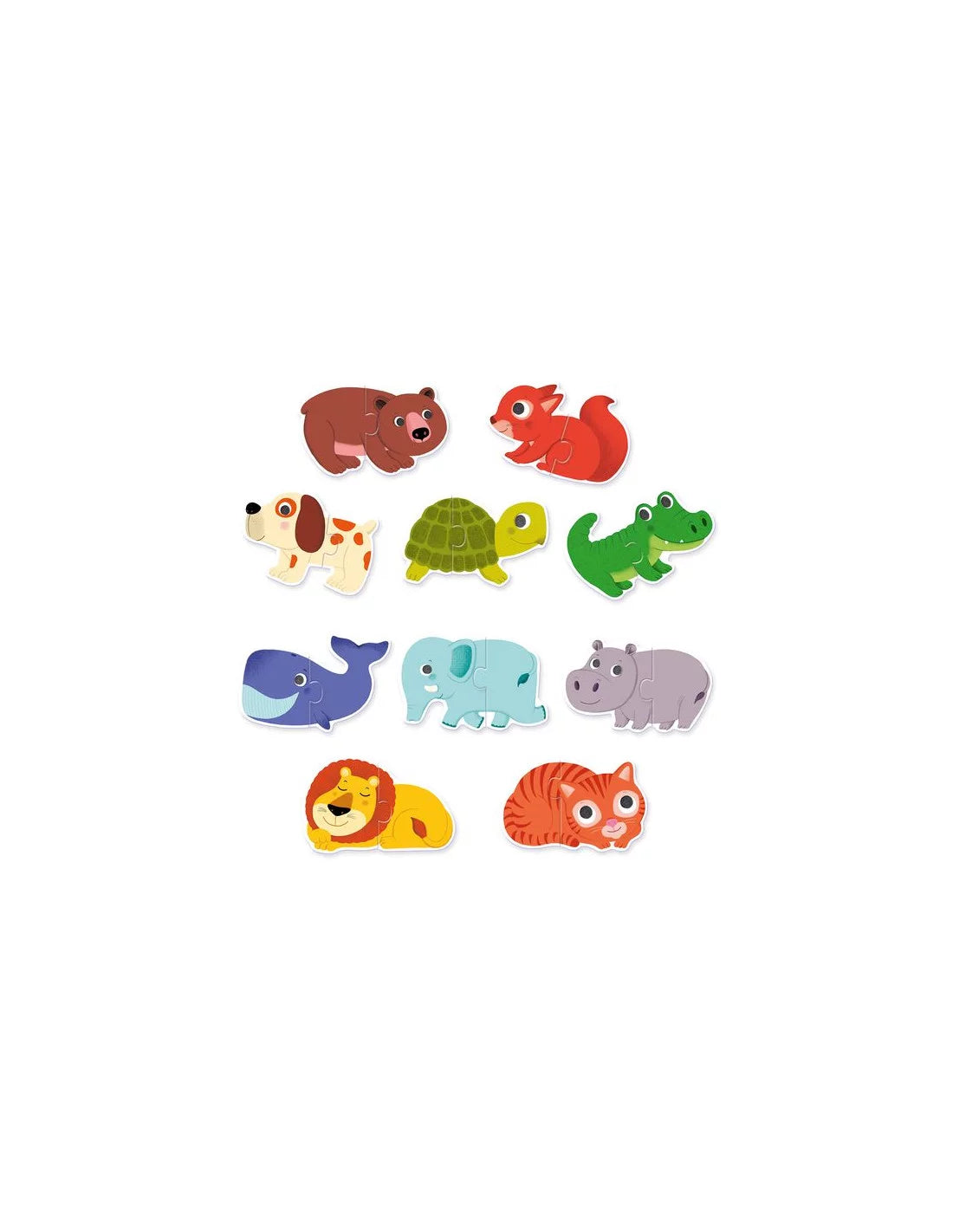 Puzzle duo - Animaux-Djeco-Super Châtaigne-Puzzle : Product type