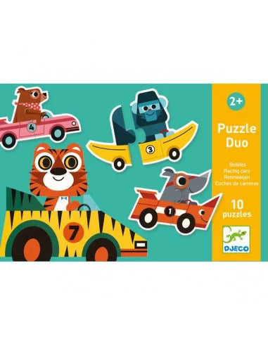 Puzzle duo | Bolides-Djeco-Super Châtaigne-Puzzle : Product type