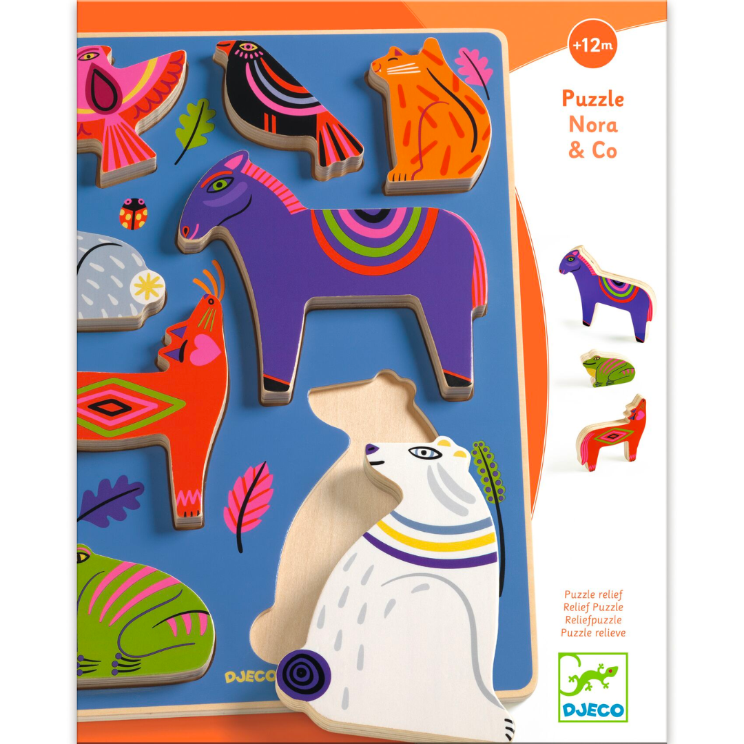 Puzzle | Nora & Co-Djeco-Super Châtaigne-Puzzle : Product type