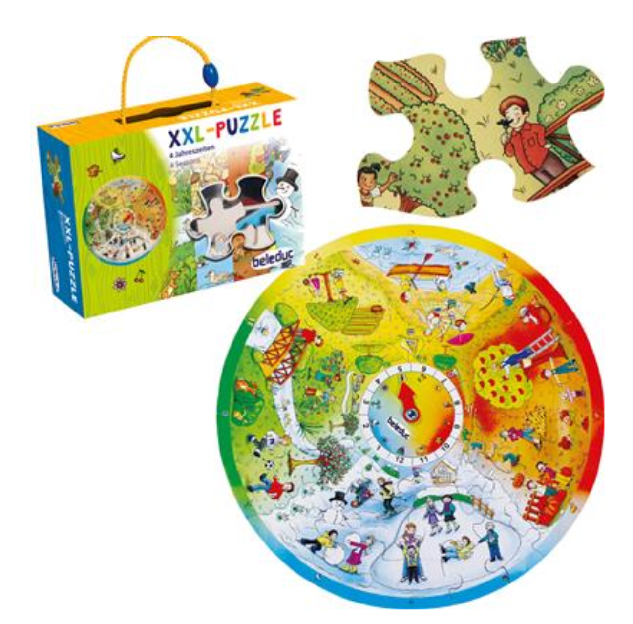Puzzle XXL - 4 saisons-Beleduc-Super Châtaigne-Puzzle : Product type