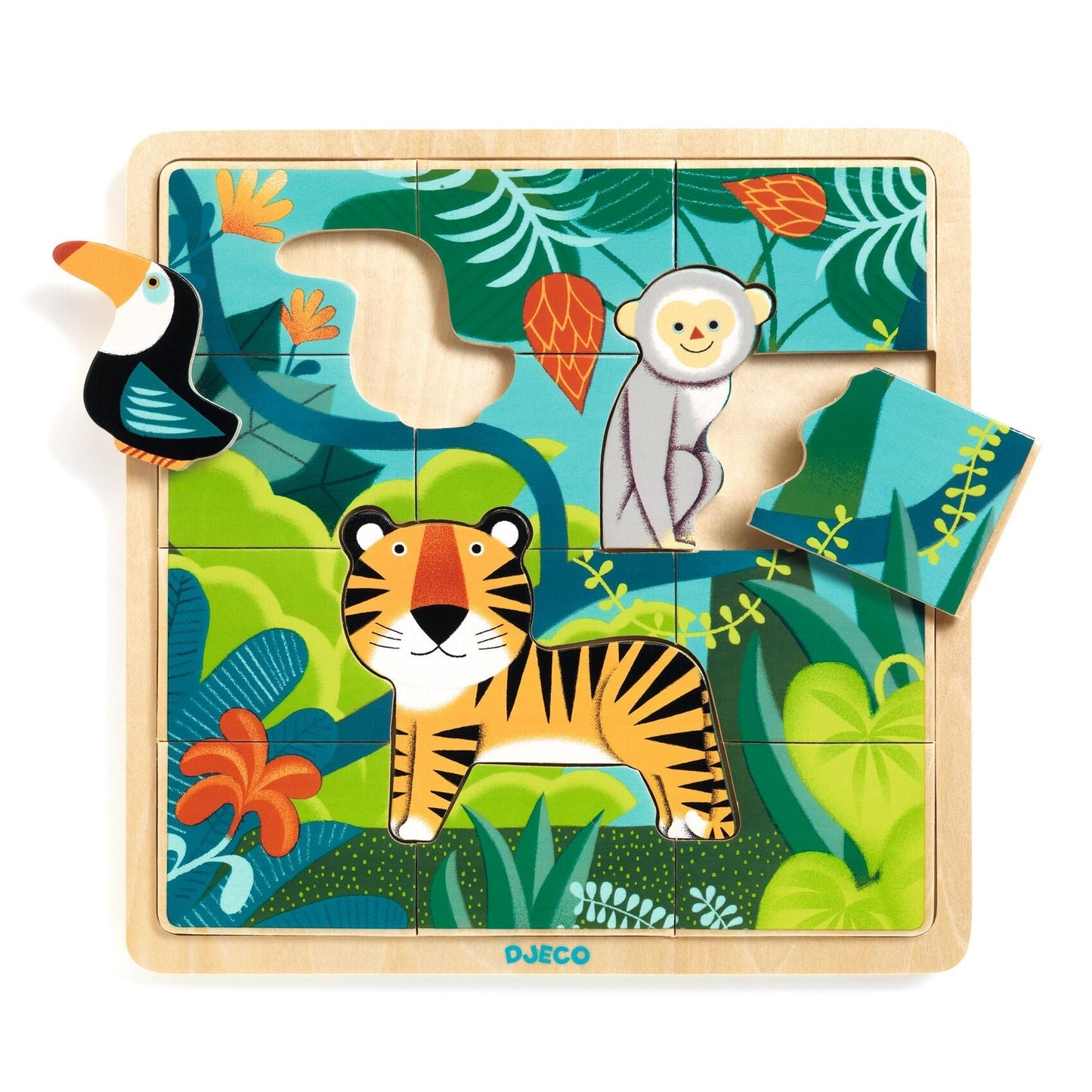 Puzzlo Jungle-Djeco-Super Châtaigne-Puzzle : Product type