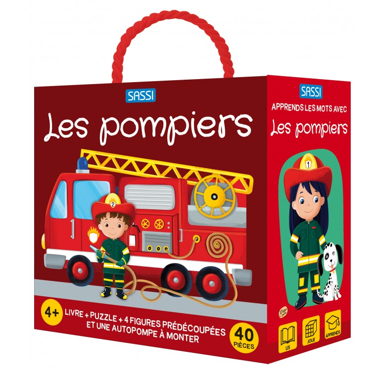 Q-Box | Les pompiers-sassi-Super Châtaigne-Jeux éducatifs : Product type