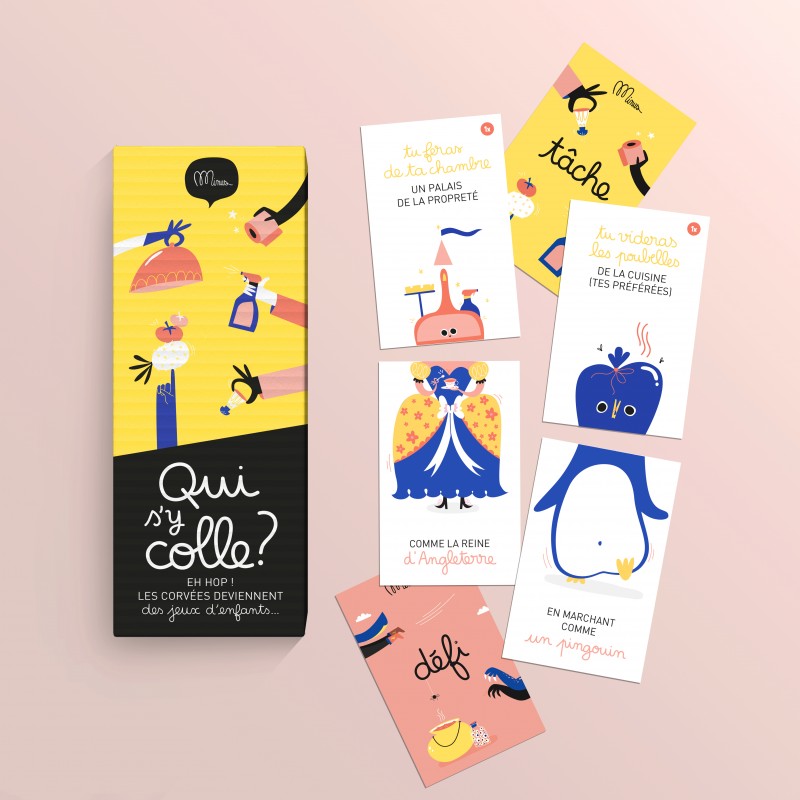 Qui s'y colle ? Et les corvées deviennent des jeux-Minus Éditions-Super Châtaigne-Jeux de société : Product type
