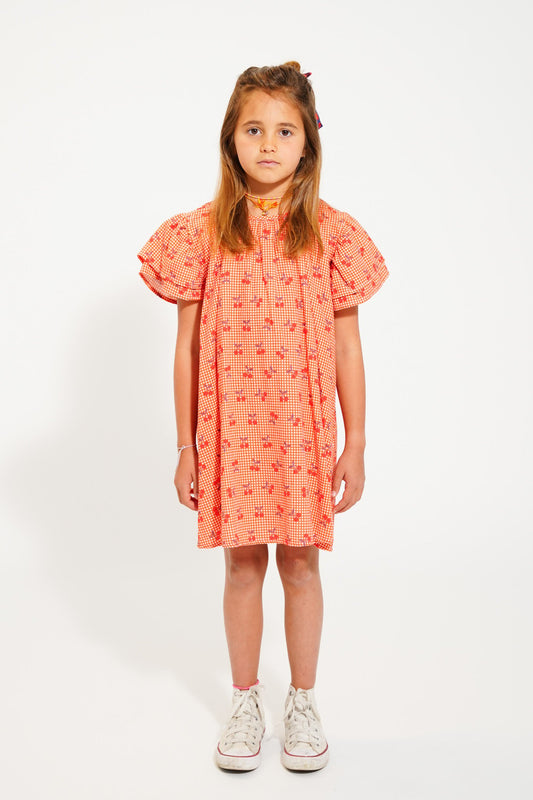 Short dress | Red & White