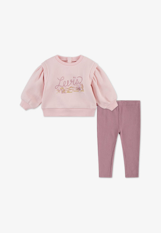 Sweat legging | Crystal Rose | Levis | 24 mois