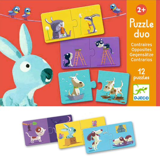 Puzzle duo | Les contraires