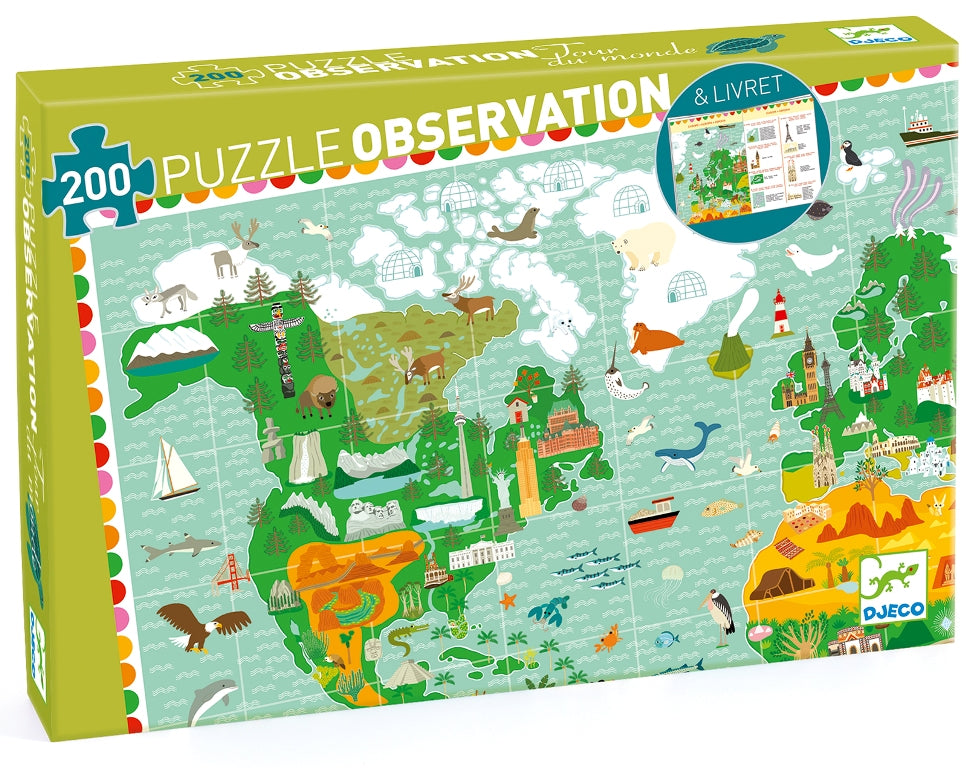 Puzzle Observation | Tour Du Monde