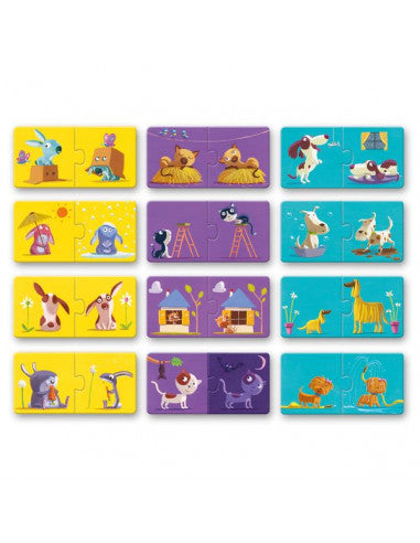 Puzzle duo | Les contraires