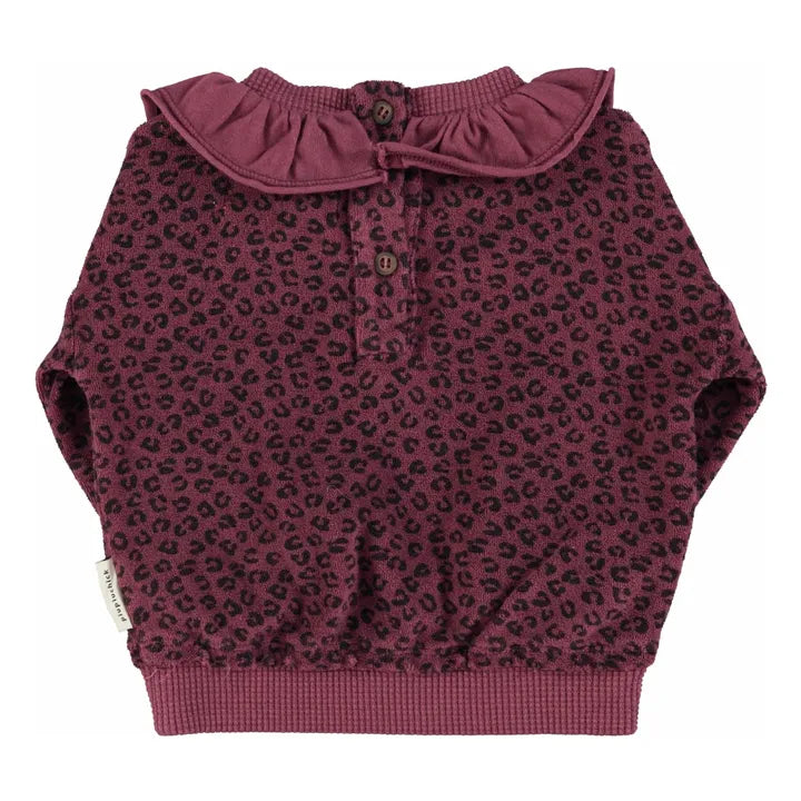 Sweat-shirt Aubergine | Animal