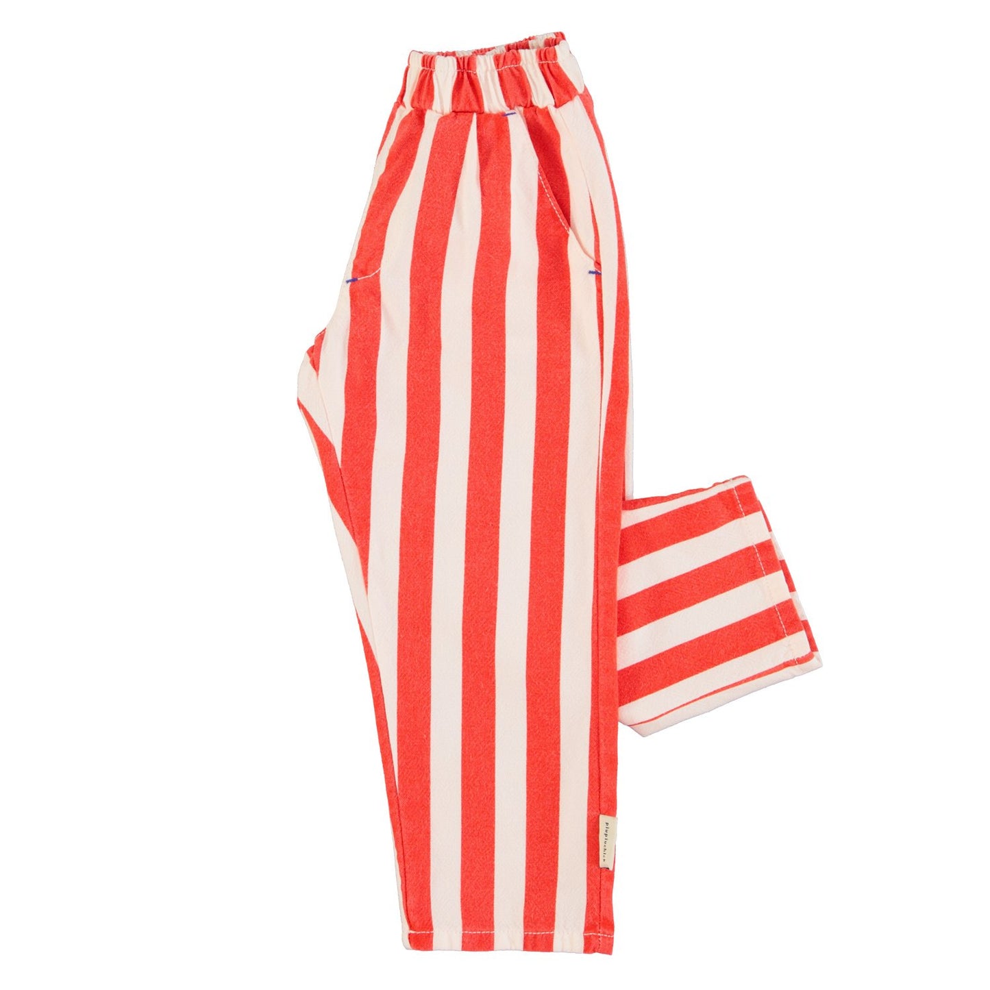 Pantalon | Troussers | White & Red stripes