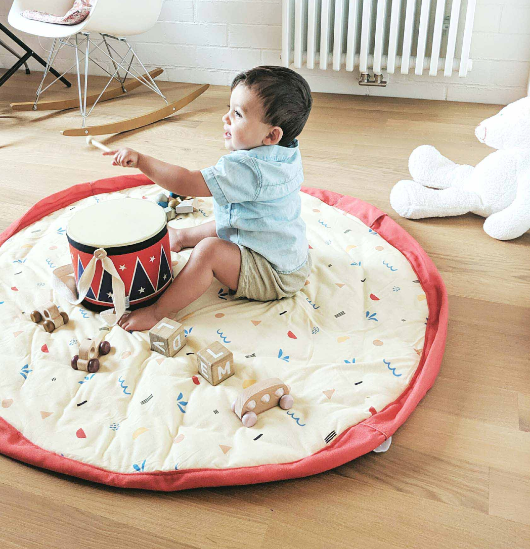 Sac de rangement / Tapis d'éveil - Icones baby-Play and go-Super Châtaigne-Tapis de jeux : Product type