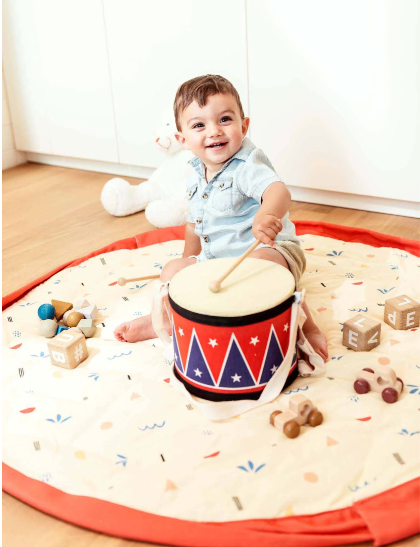 Sac de rangement / Tapis d'éveil - Icones baby-Play and go-Super Châtaigne-Tapis de jeux : Product type