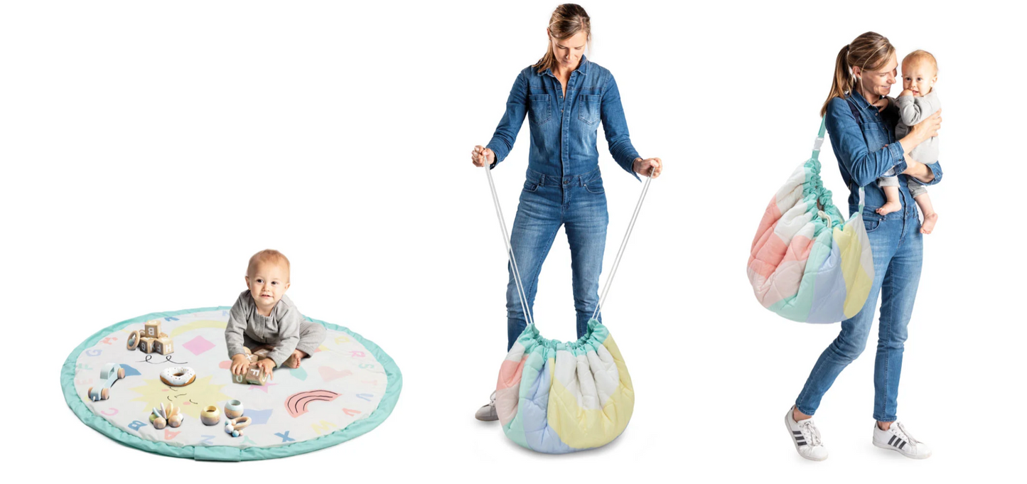 Sac de rangement / Tapis De Jeu - Meri Meri-Play and go-Super Châtaigne-Tapis de jeux : Product type