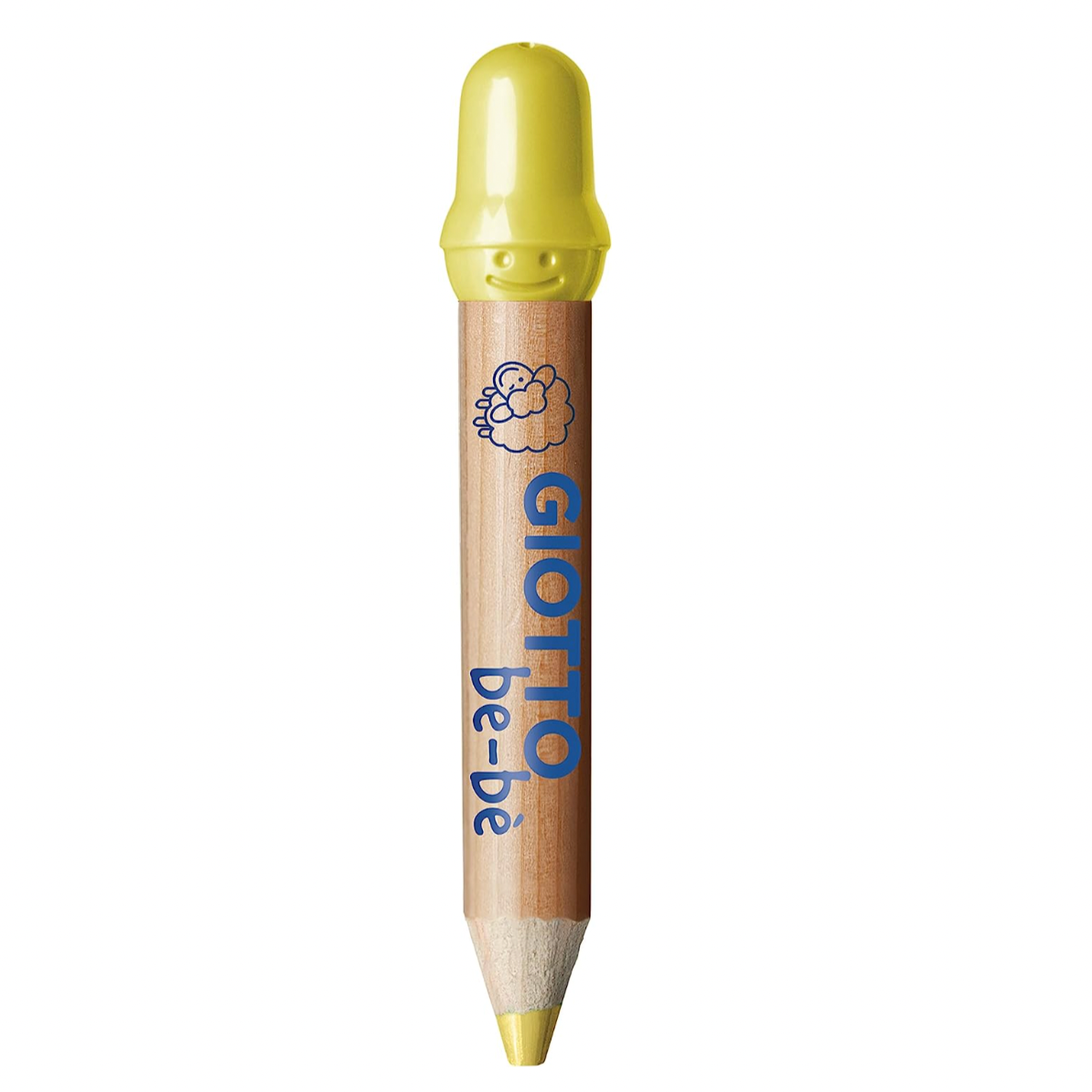 Set de 6 Maxi crayons + 1 taille-crayon-Giotto-Super Châtaigne-Matériel : Product type