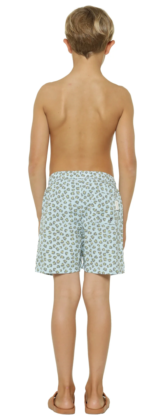 Short Maillot | Léopard Bleu-Piu Piu Chick-Super Châtaigne-Maillots : Product type