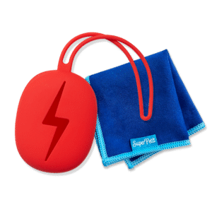 Lingette microfibre et pochette en siicone