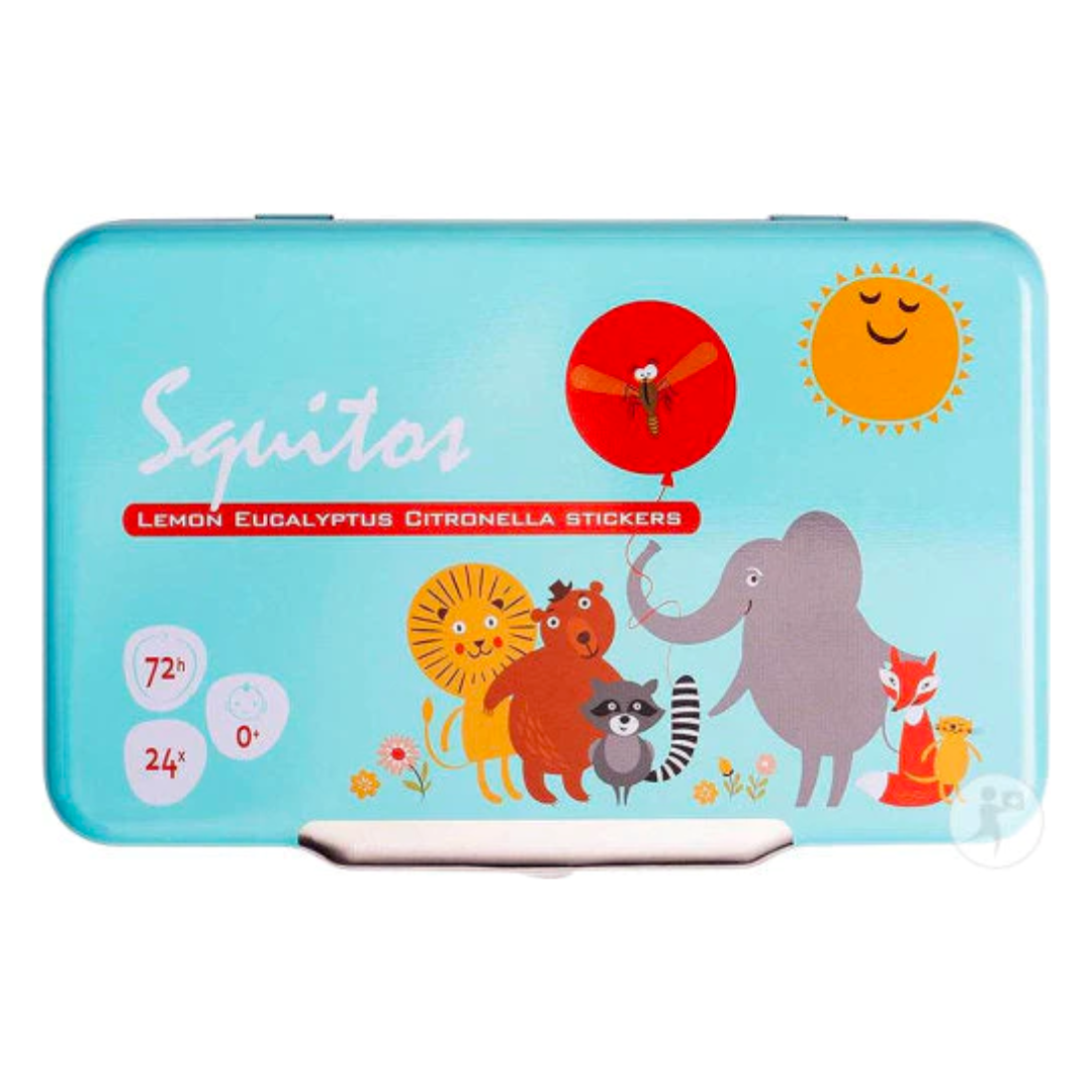 Squitos Autocollant anti-moustique - 24 pièces-Squitos-Super Châtaigne-Beauté & Soins : Product type
