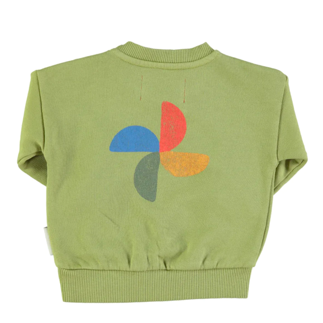Sweat | Vert - Calming storn-Piu Piu Chick-Super Châtaigne-Sweats, Pulls & Gilets : Product type