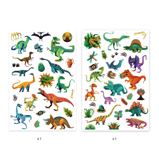 Tattoos | Dino club-Djeco-Super Châtaigne-Imagination : Product type