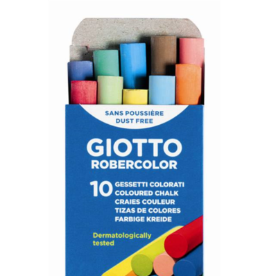 10 craies de couleurs-Giotto-Super Châtaigne-Matériel : Product type
