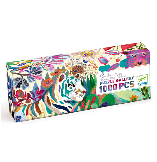 Puzzle Rainbow Tigrers | 1000 pièces