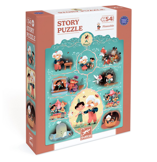 Puzzle planche histoire | Pinocchio