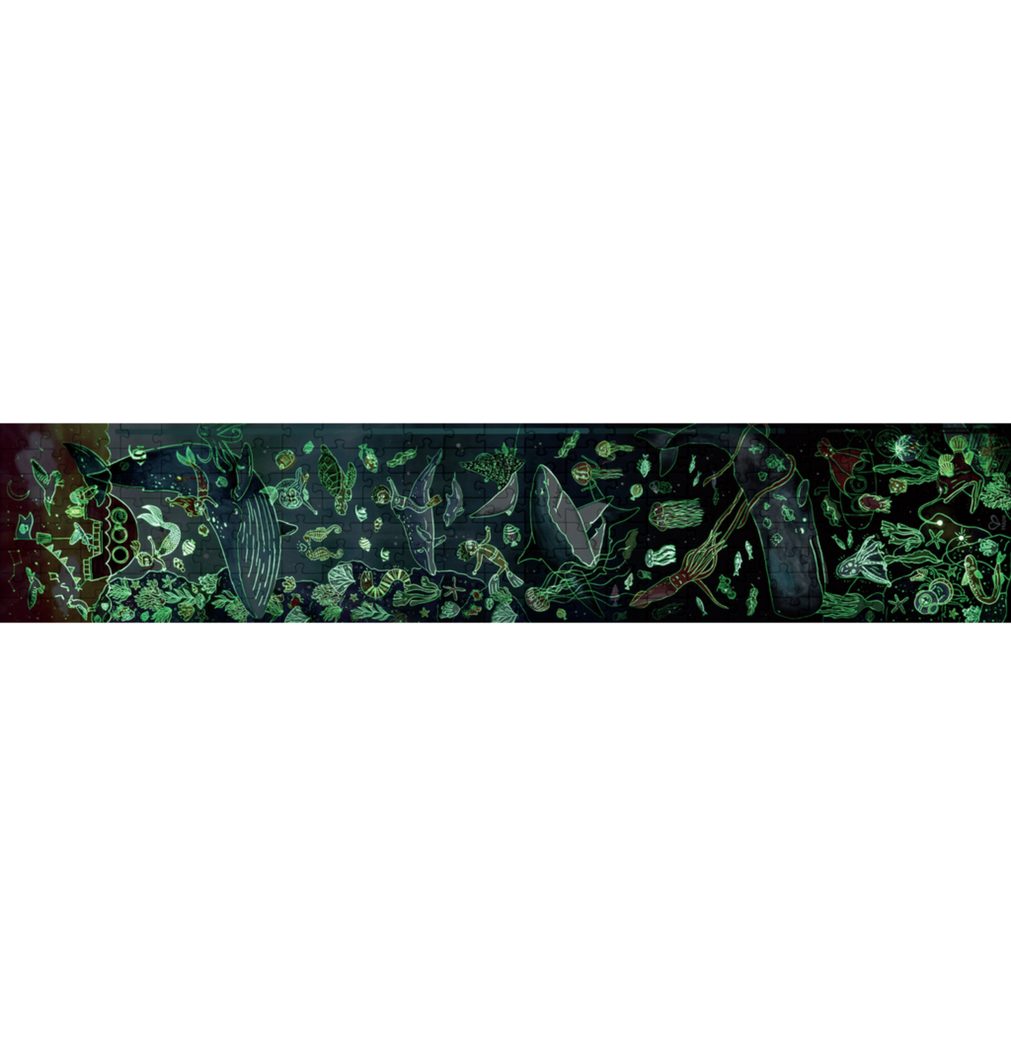 Puzzle fluorescent | XXL Vie acquatique