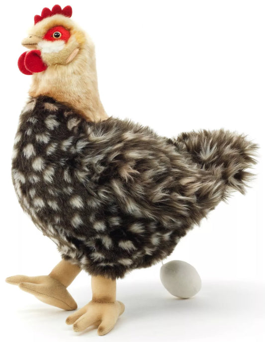 Peluche | Poule noire & blanche