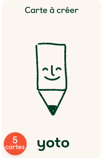Cartes Yoto | Cartes à créer (pack de 5)