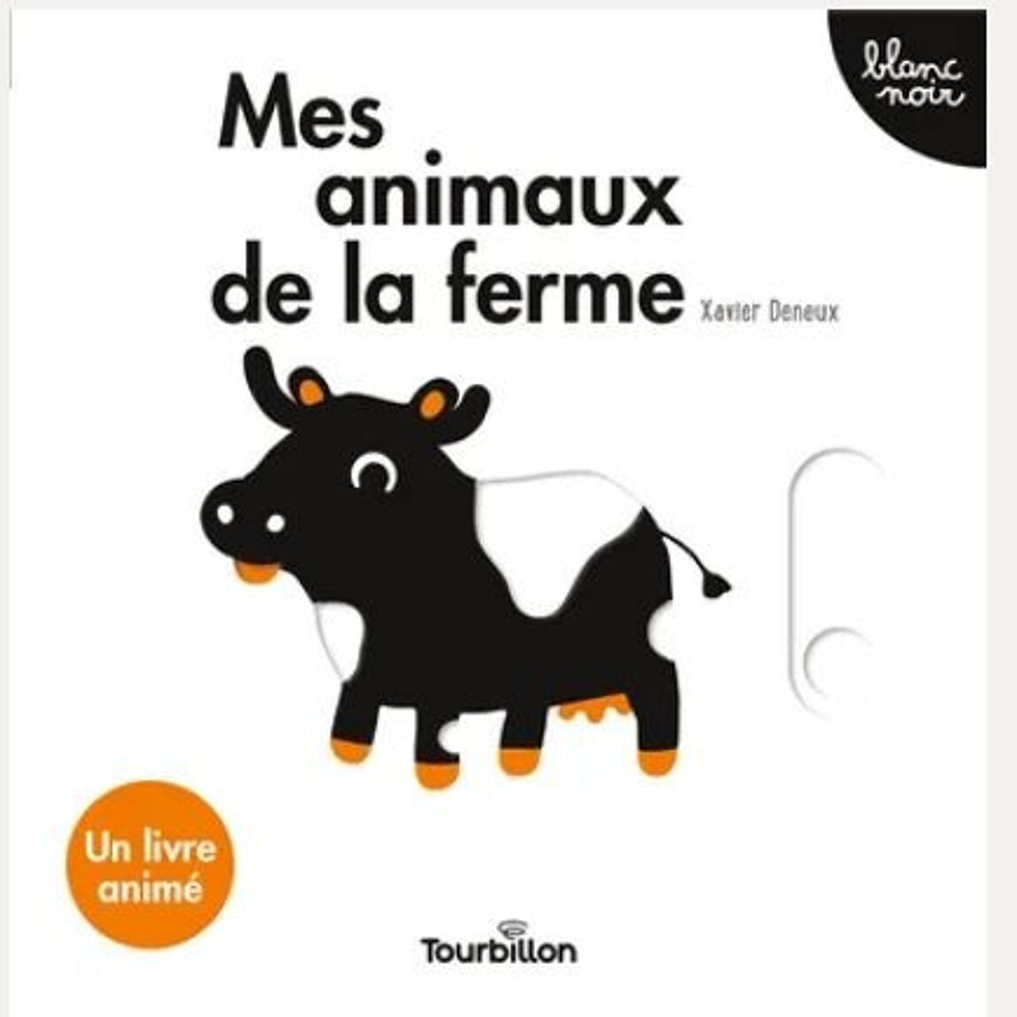 Livre en noir et blanc | Les animaux de la ferme