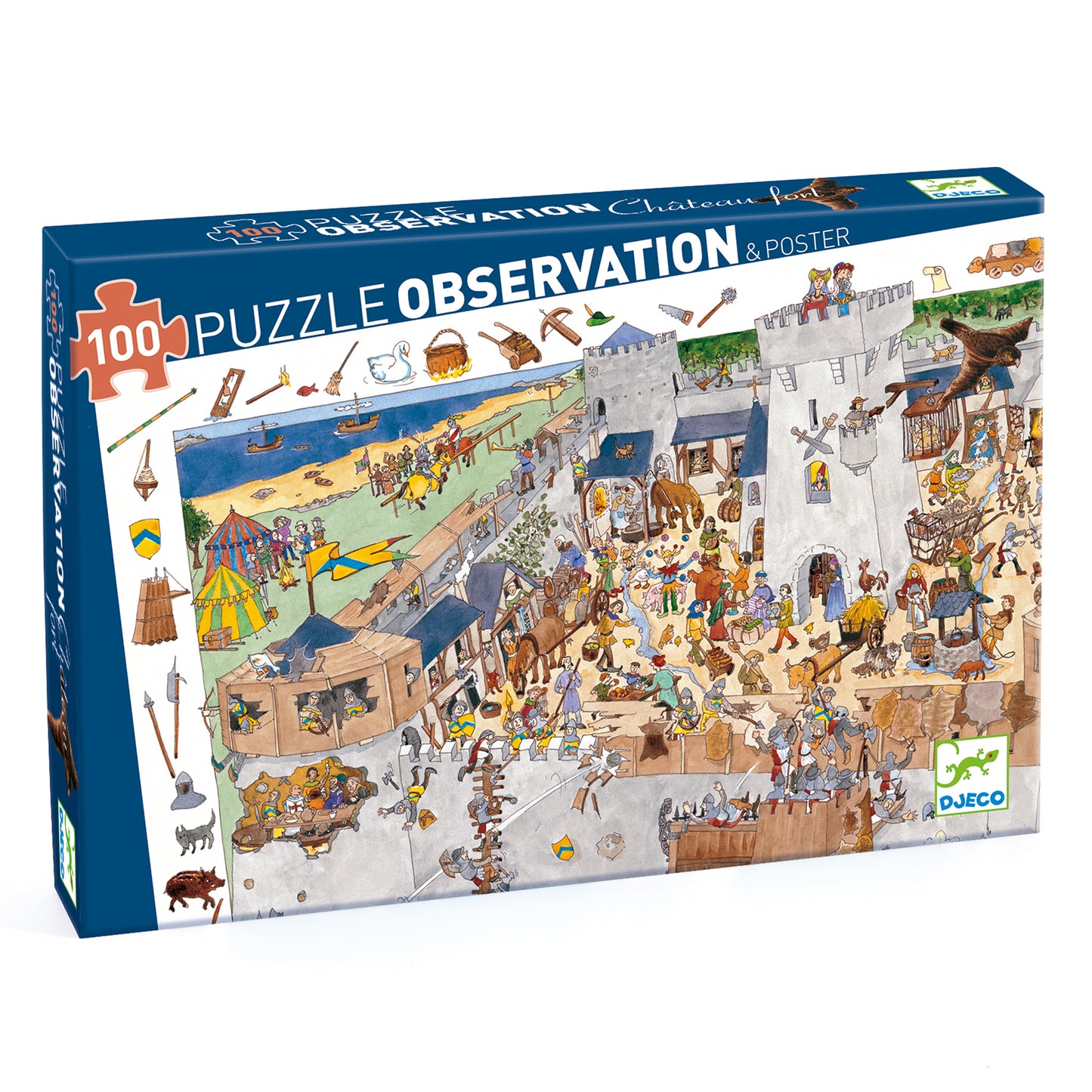 Puzzle 100 pièces | Le château fort