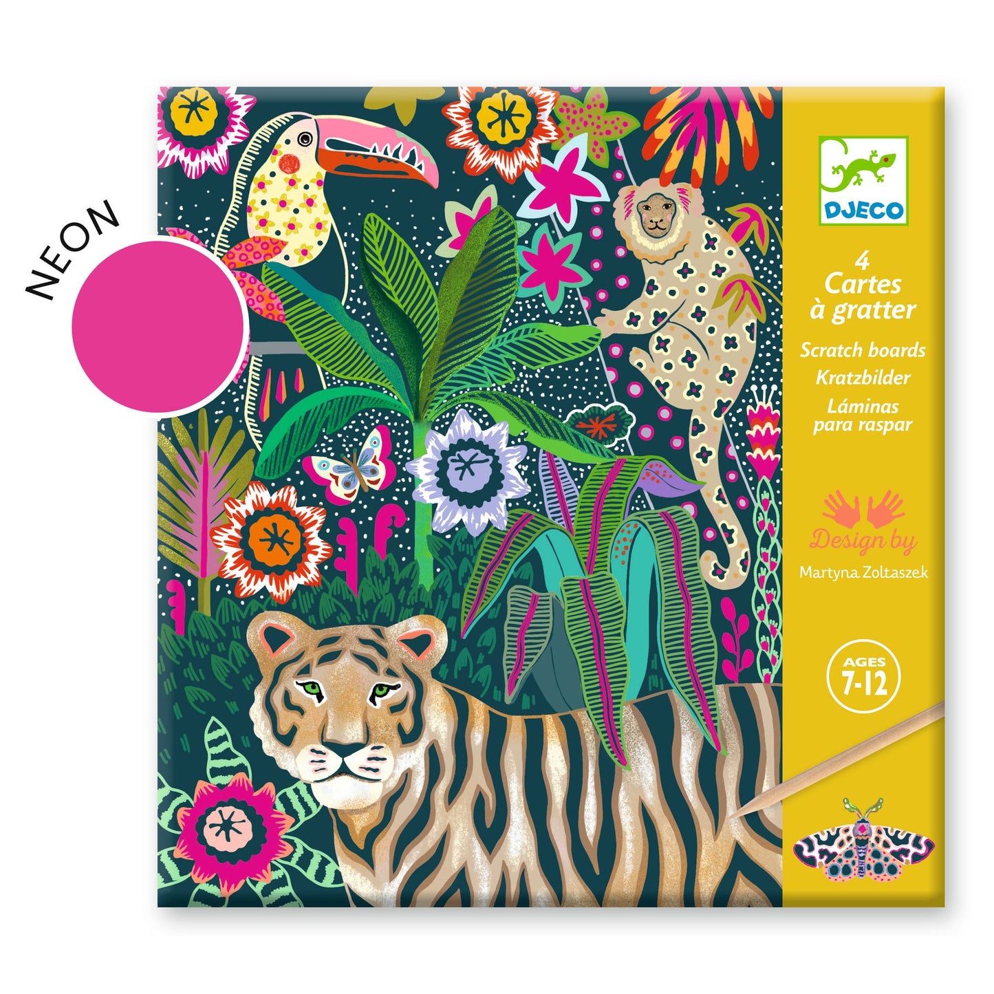 Cartes à gratter | Rococo jungle