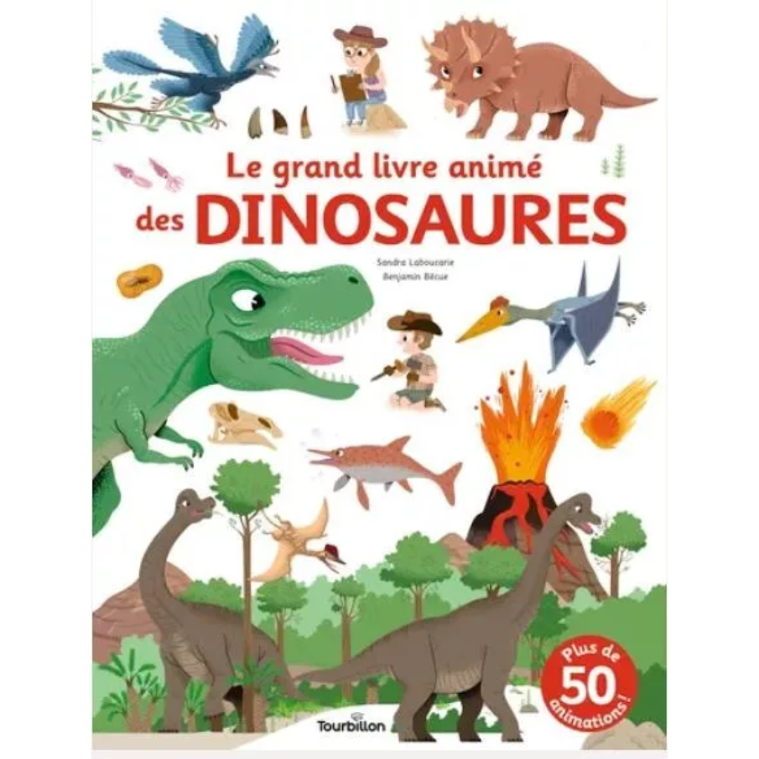 Le grand livre animé | Les dinosaures