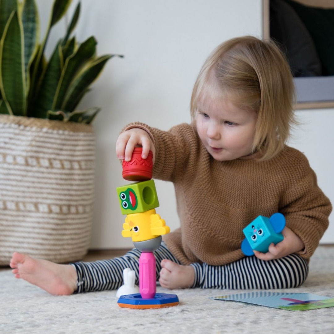 Aimants | Mon premier totem-Smart Games-Super Châtaigne-Puzzle : Product type