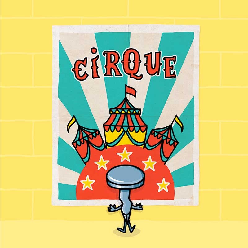 Auguste le clou fait son numéro-La poule qui pond-Super Châtaigne-Livres & Cie : Product type