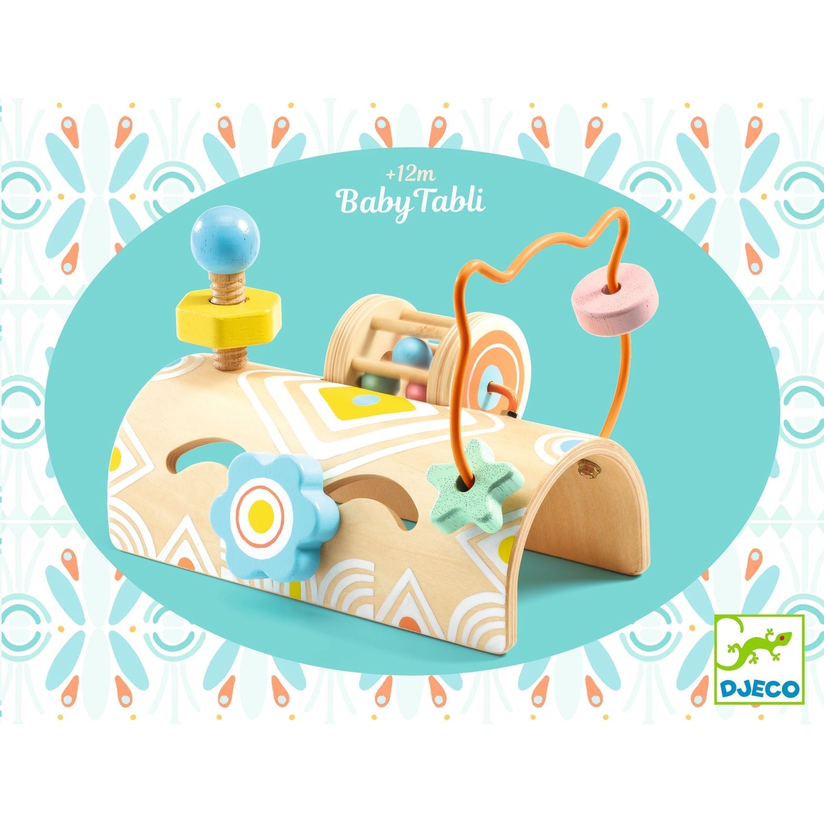 Baby tabli - Table occupée-Djeco-Super Châtaigne-Eveil & Motricité : Product type
