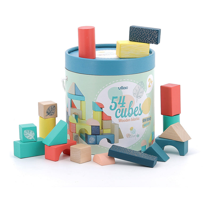 Baril | Cubes en bois-Vilac-Super Châtaigne-Puzzle : Product type