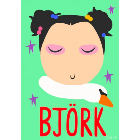 Bjork | Wolfnoodle-Sergent Paper-Super Châtaigne-affiche : Product type