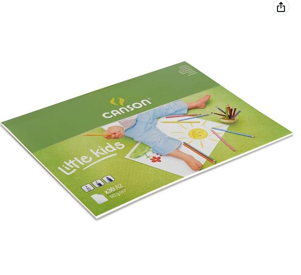 Bloc A2 - Papier à dessin-Canson-Super Châtaigne-Matériel : Product type