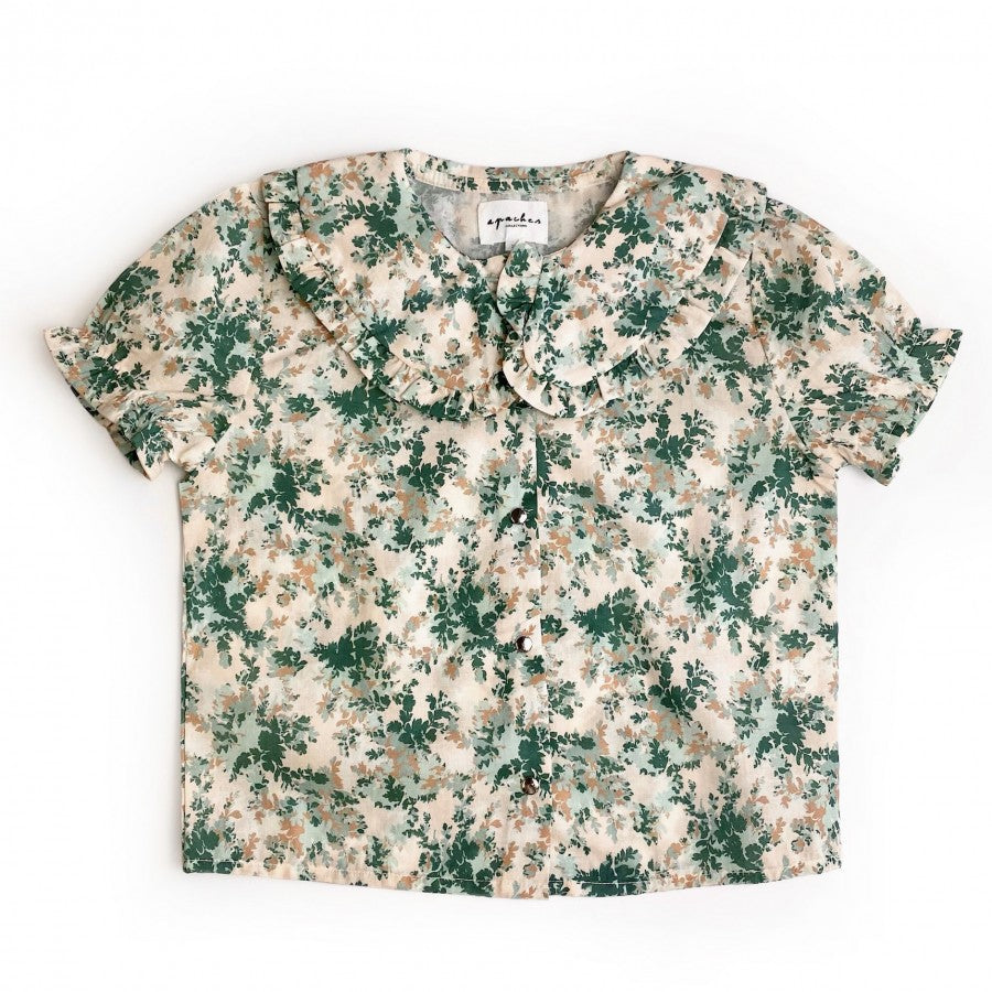 Blouse Mischka | Floral vert-Apaches Collections-Super Châtaigne-outlet : Product type