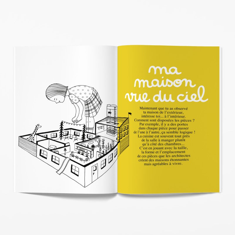 Cahier d'activités - Dessine moi une maison !-Minus Éditions-Super Châtaigne-Création & Fabrication : Product type