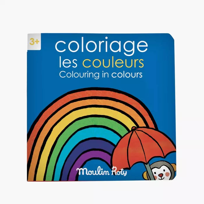 Cahier de coloriage Les couleurs-Moulin Roty-Super Châtaigne-Collages & Coloriages : Product type