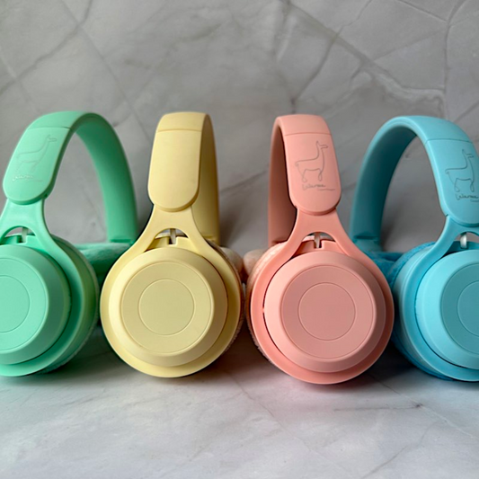 Casque audio Bluetooth | Bleu pastel-Lalarma-Super Châtaigne-Livres & Cie : Product type