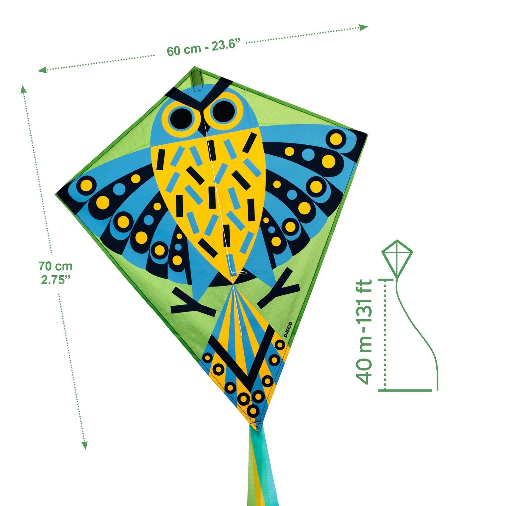 Cerf-volant - Hibou-Djeco-Super Châtaigne-Jeux d'extérieur : Product type