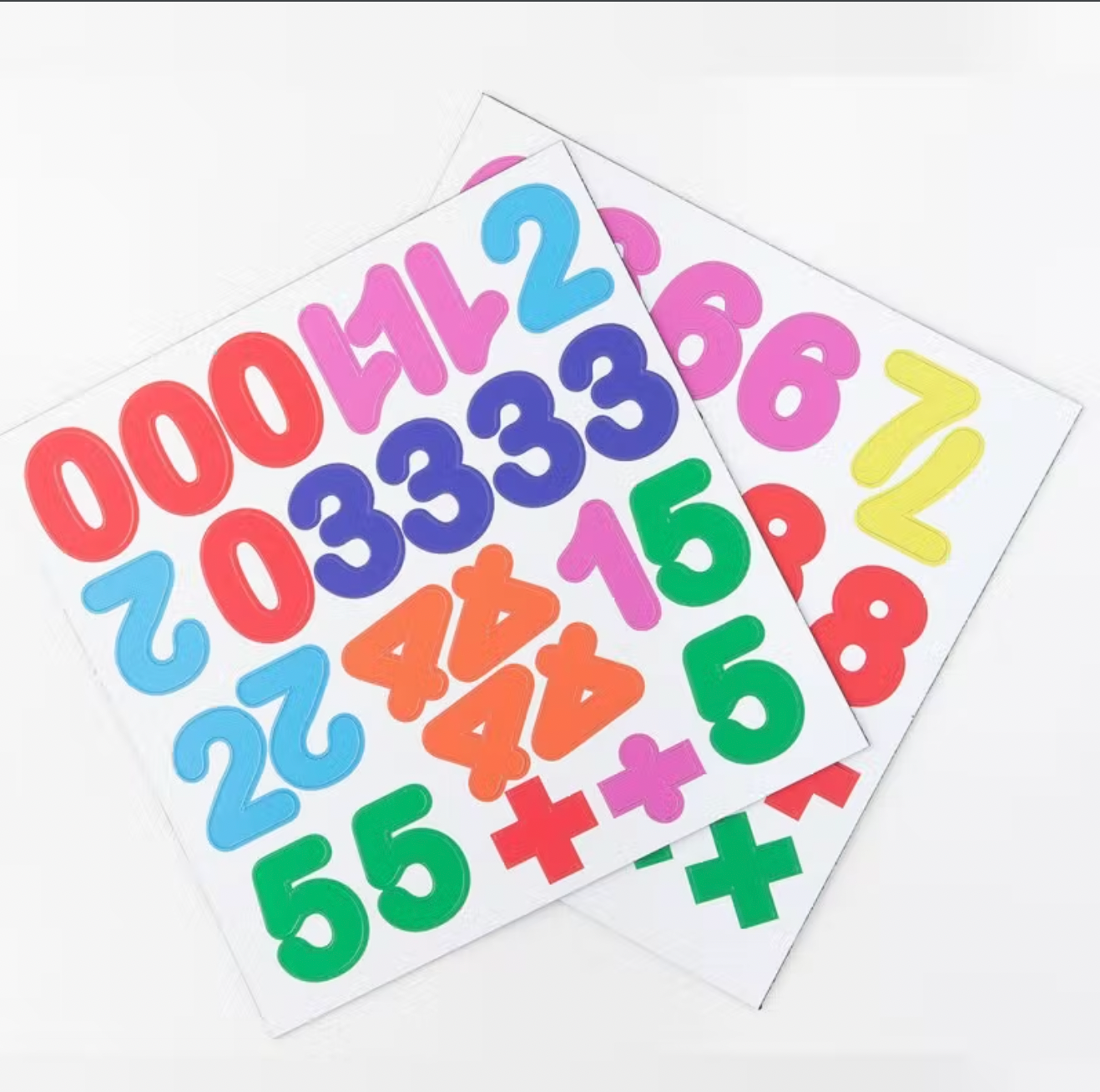Chiffres magnétiques multicolores - lot de 100 magnets-Ferflex-Super Châtaigne-Jeux éducatifs : Product type