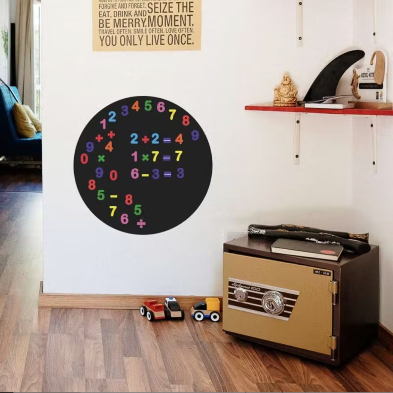 Chiffres magnétiques multicolores - lot de 100 magnets-Ferflex-Super Châtaigne-Jeux éducatifs : Product type