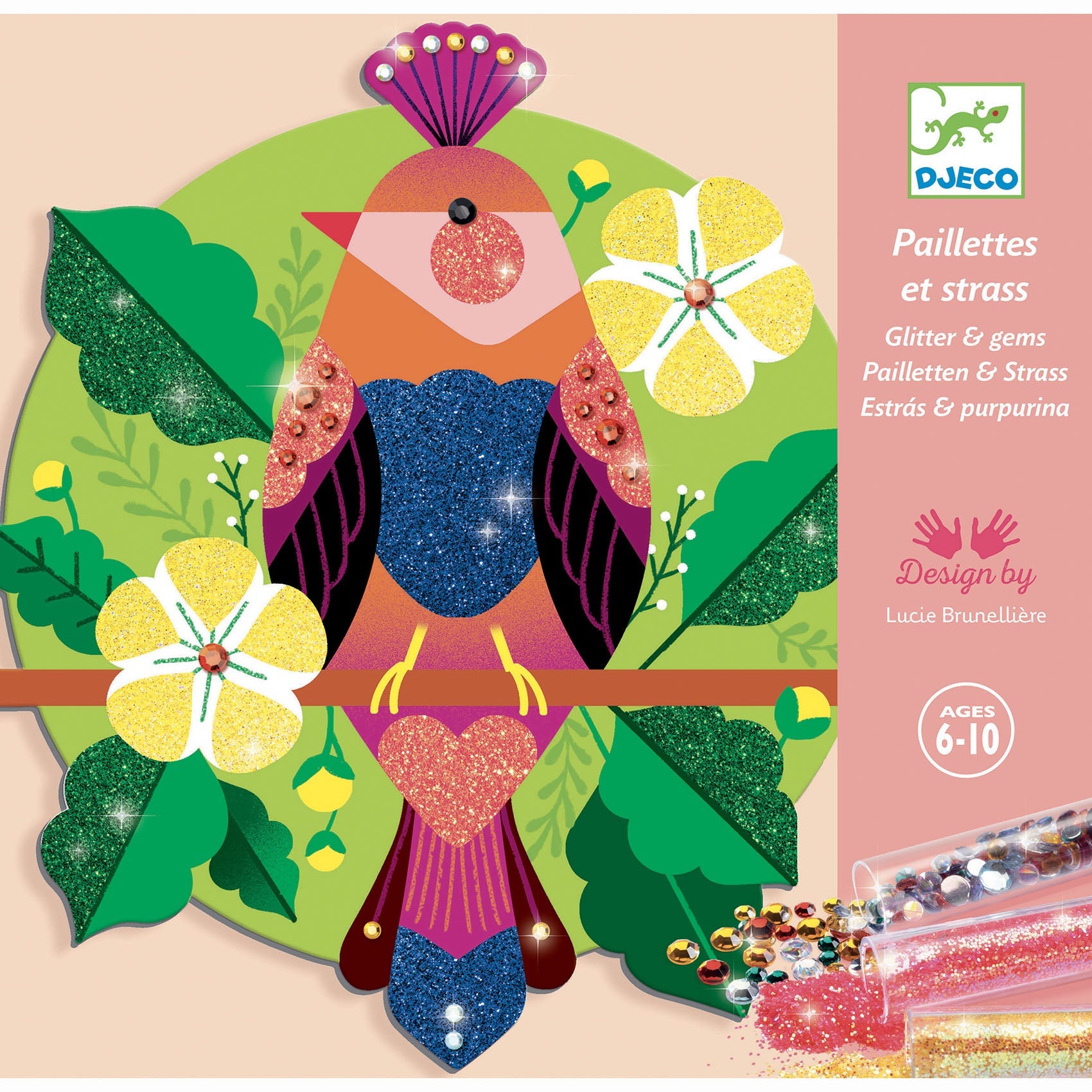 Coffret création | Paillettes & Strass-Djeco-Super Châtaigne-Création & Fabrication : Product type