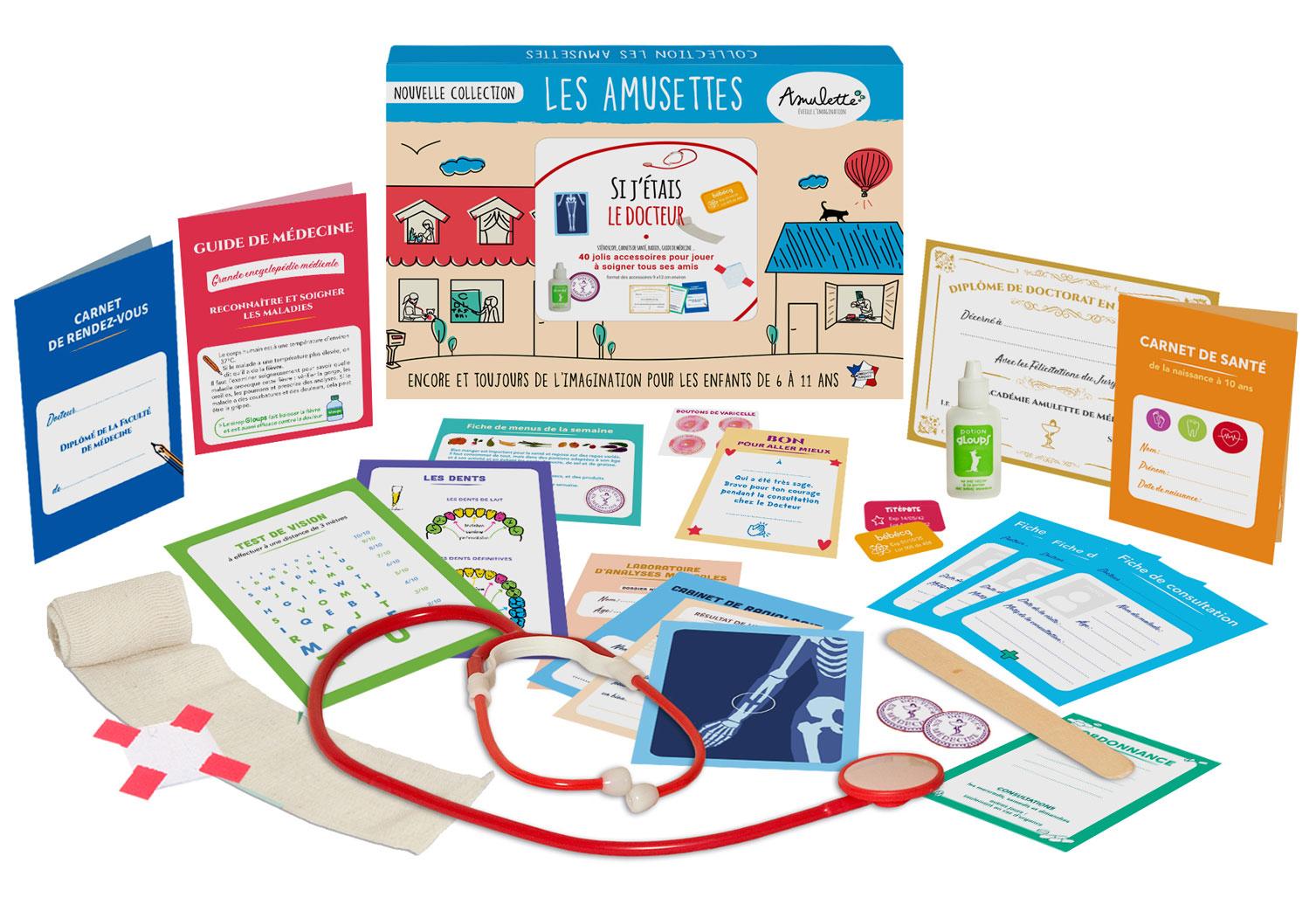 Coffret - Les amusettes - Si j'étais docteur !-Amulette-Super Châtaigne-Imitation : Product type