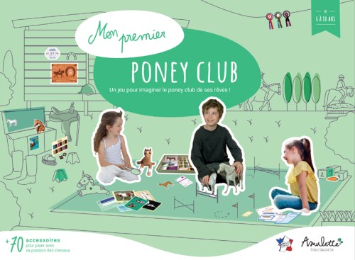 Coffret - Mon premier poney Club-Amulette-Super Châtaigne-Imitation : Product type