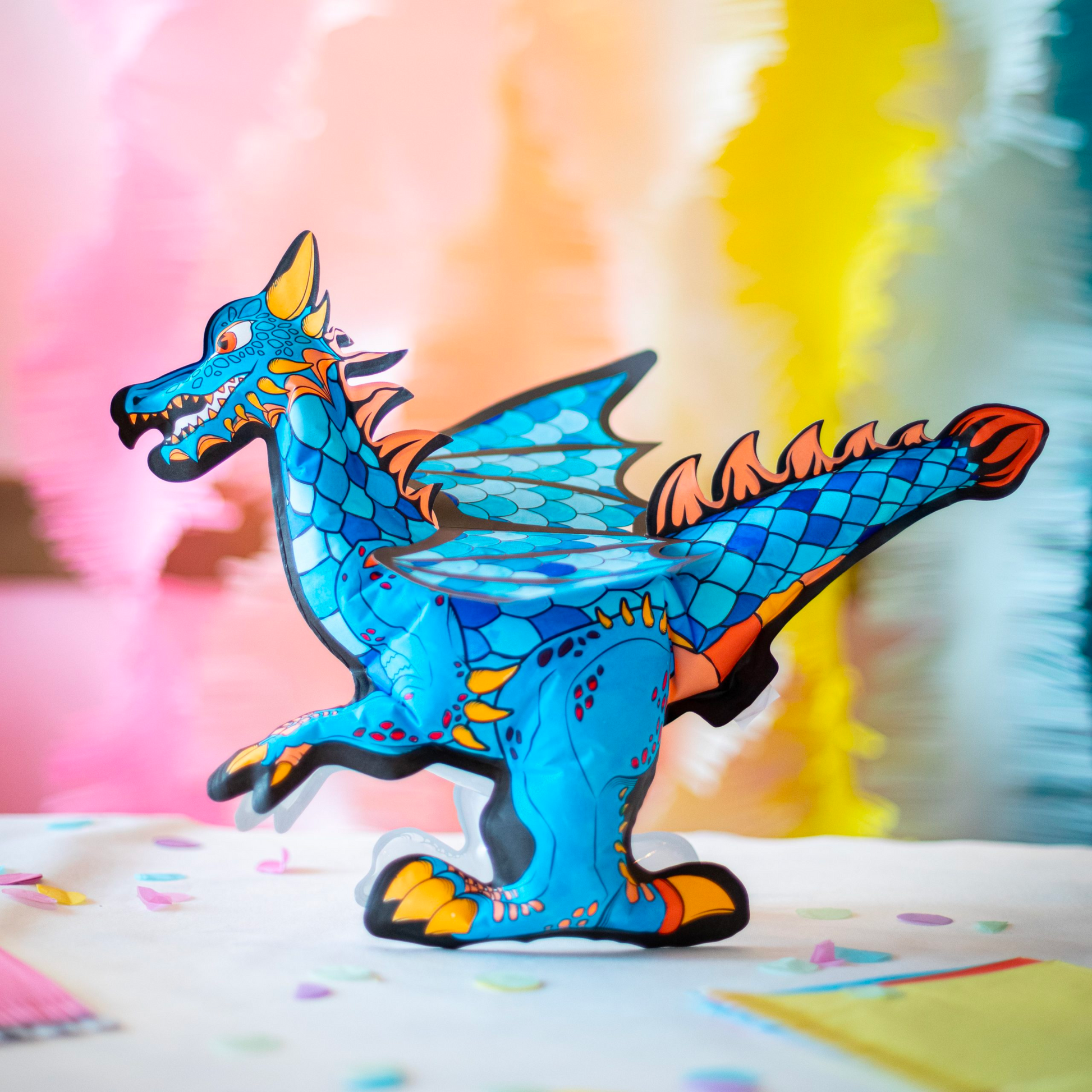 Coloriage 3D gonflable | Dragon + Tattoos !-Ara Creative-Super Châtaigne-Collages & Coloriages : Product type